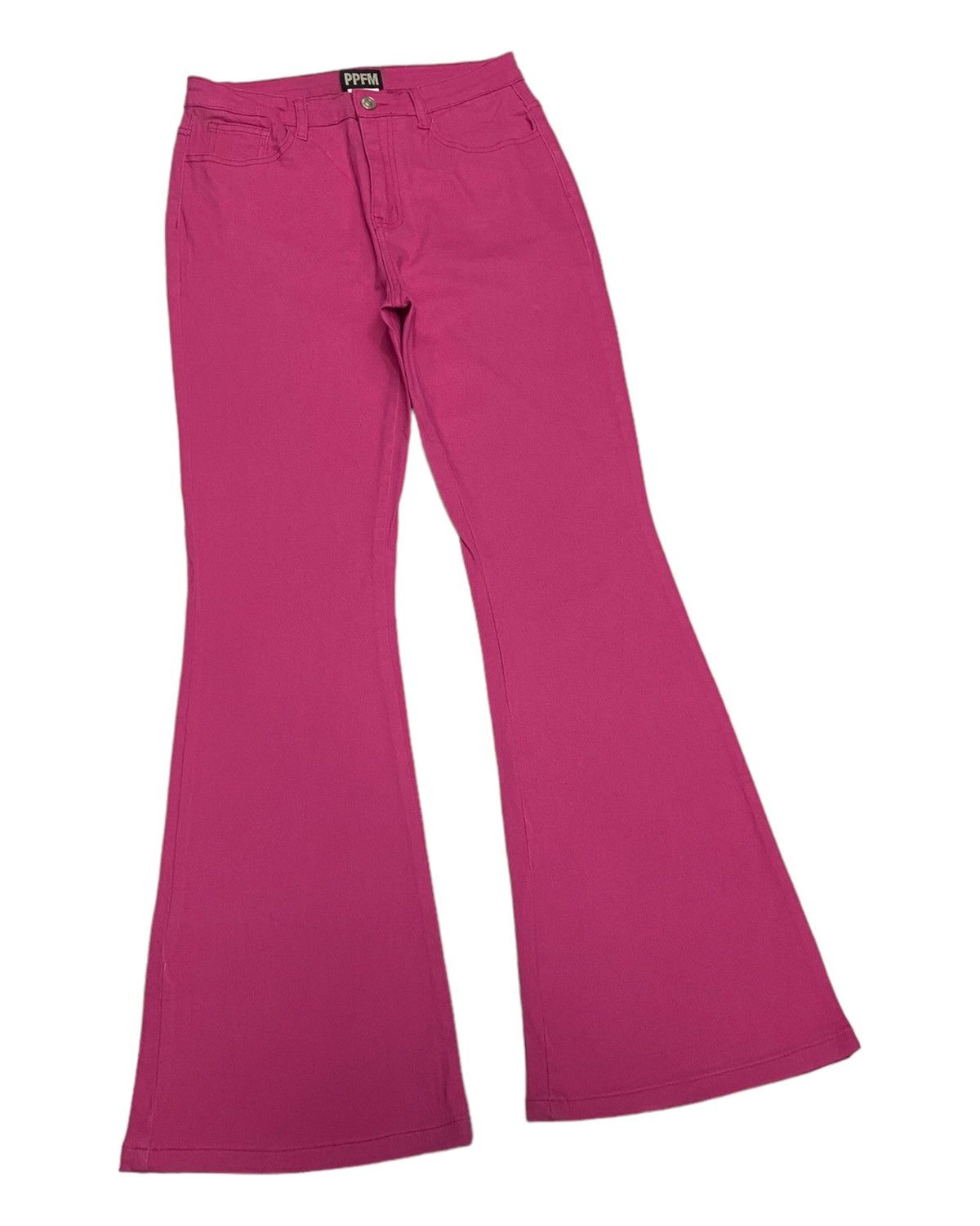 Hysteric Glamour PPFM AW1999 PINK FLARE DENIM JEANS CUSTOM Size US 28 / EU 44 - 6 Thumbnail