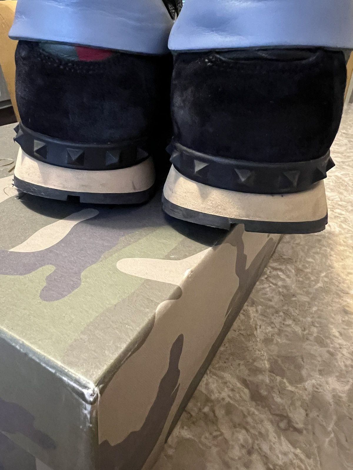 Valentino Valentino Camouflage Studded Sneaker Size US 9.5 / EU 42-43 - 6 Thumbnail