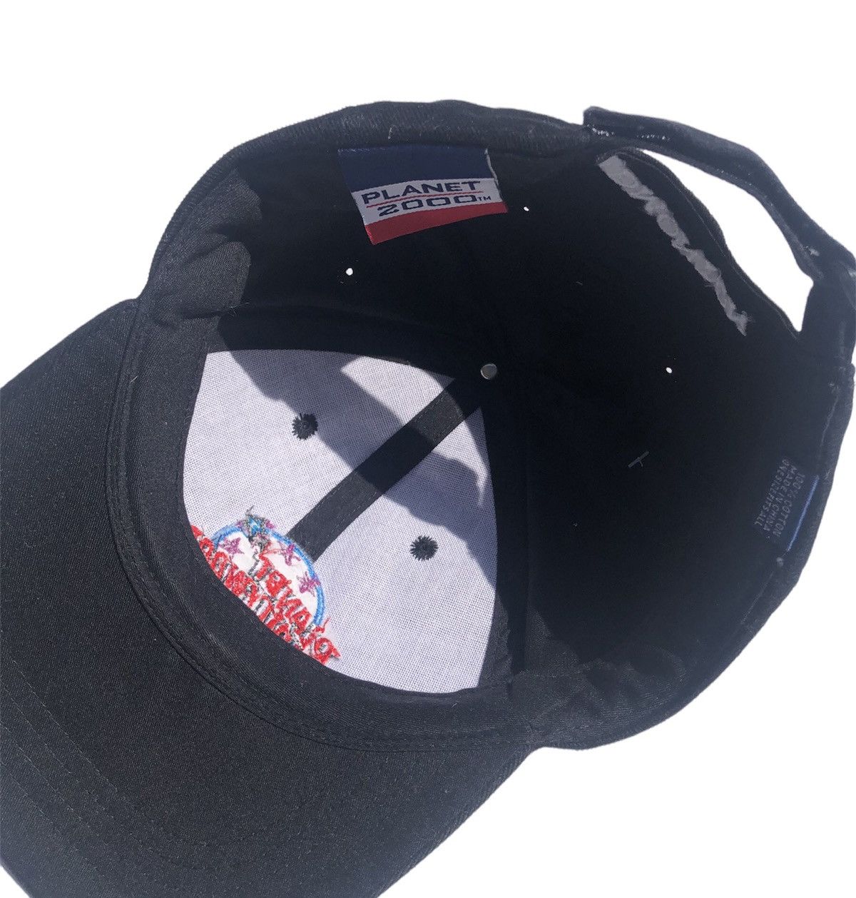Vintage Vintage 90s Planet Hollywood Embroidered Hat Cap Black Size ONE SIZE - 4 Thumbnail