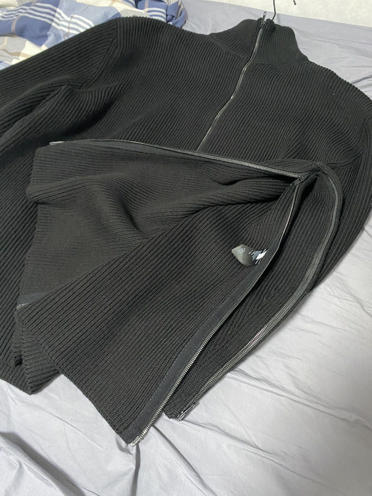 Balenciaga Ribbed Knit Oversize Full-zip Turtleneck Cardigan Size US S / EU 44-46 / 1 - 4 Thumbnail