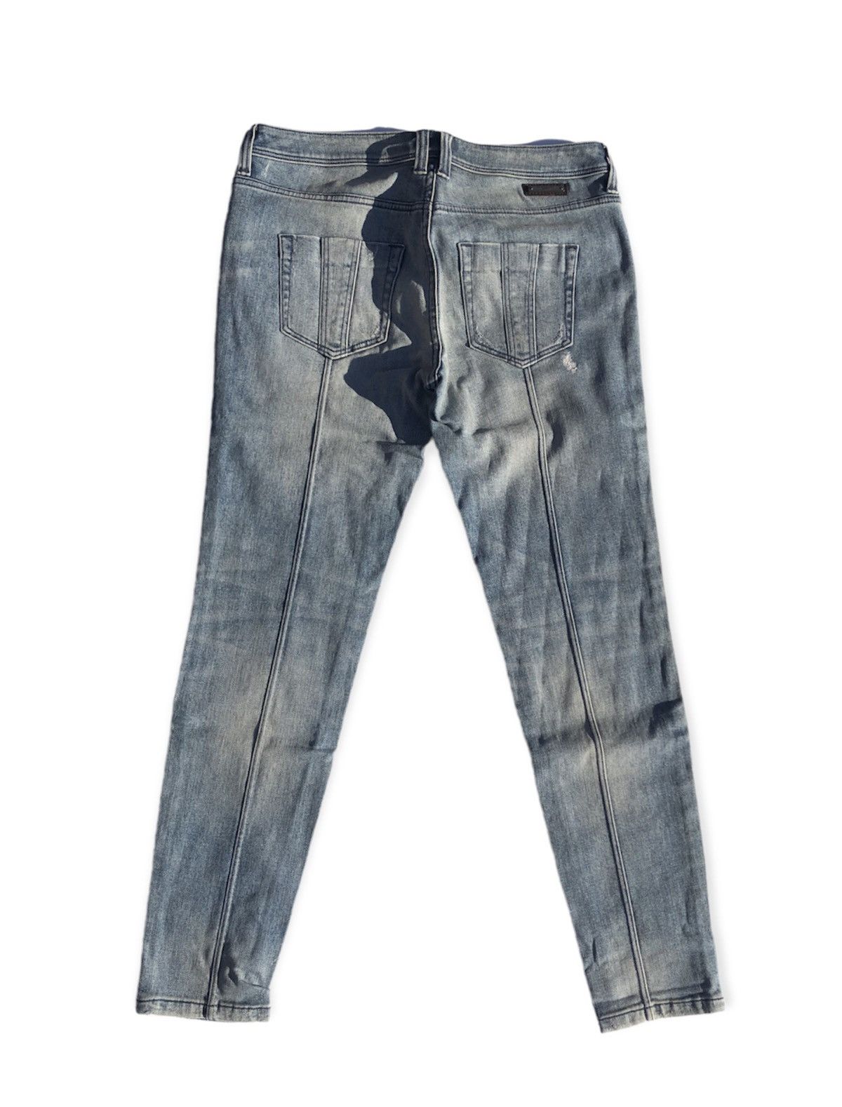 Burberry Burberry Brit Westbourne Skinny Ankle Crop Denim Jeans Size 31" - 2 Thumbnail