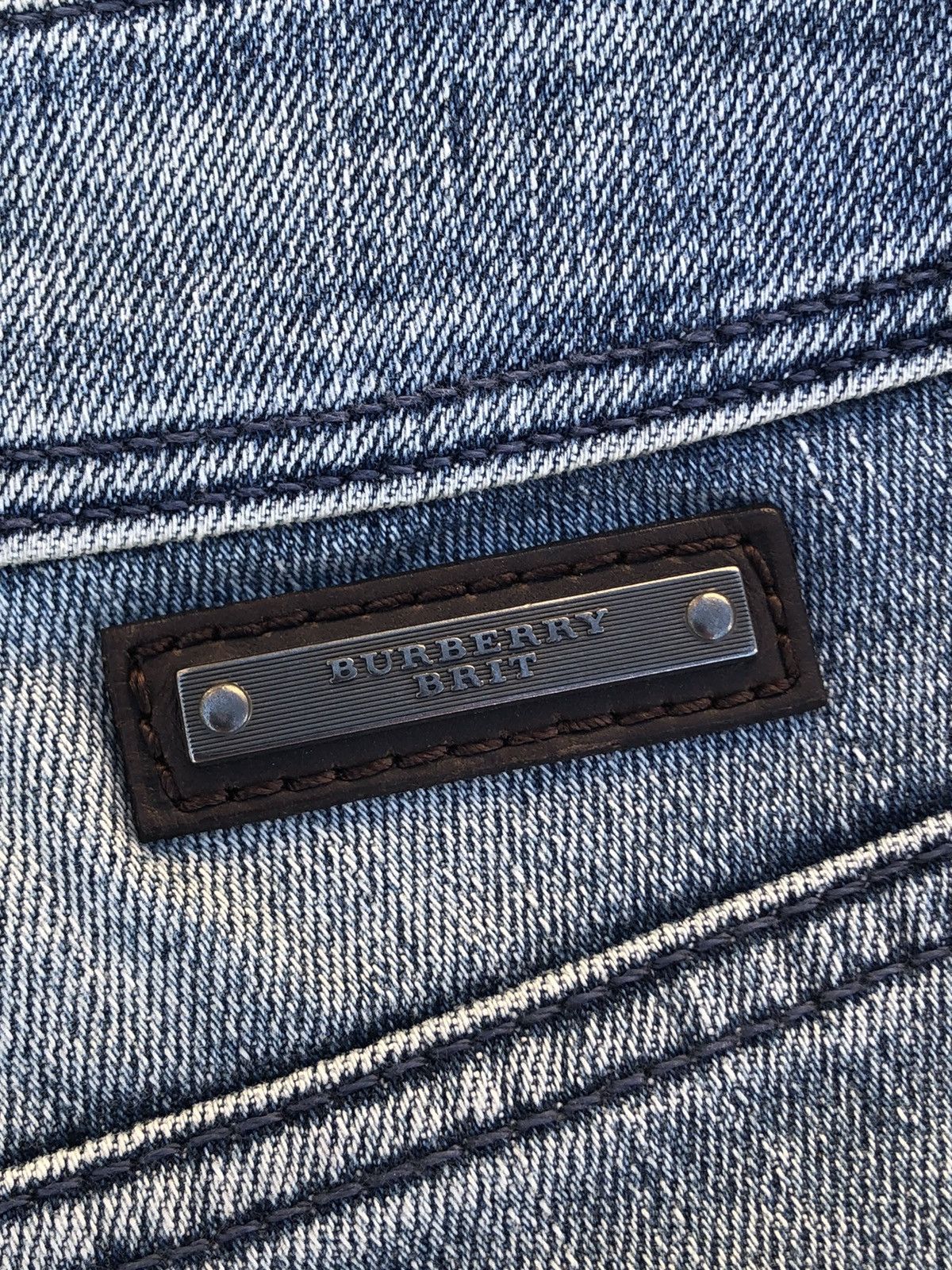 Burberry Burberry Brit Westbourne Skinny Ankle Crop Denim Jeans Size 31" - 4 Thumbnail