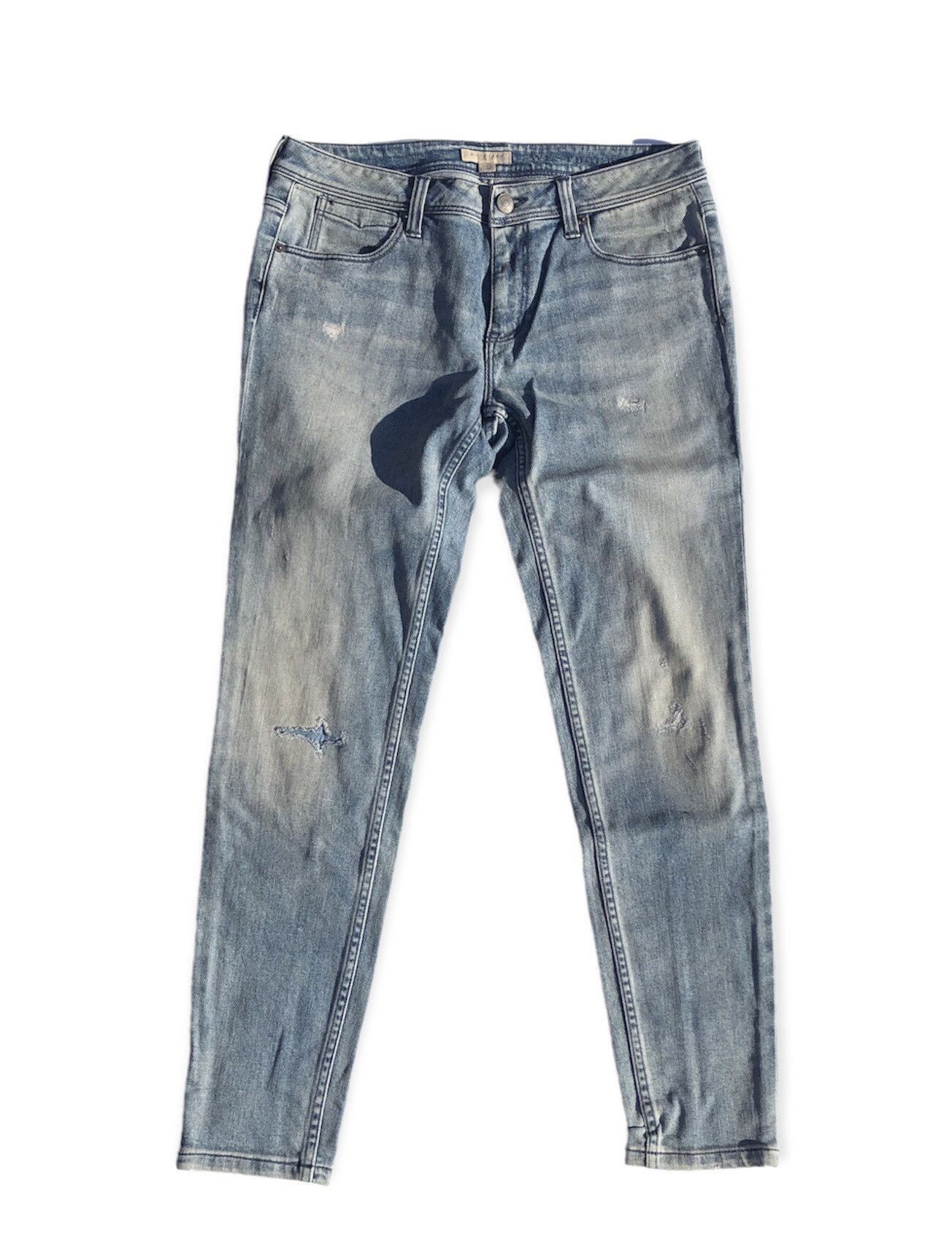 Burberry Burberry Brit Westbourne Skinny Ankle Crop Denim Jeans Size 31" - 1 Thumbnail