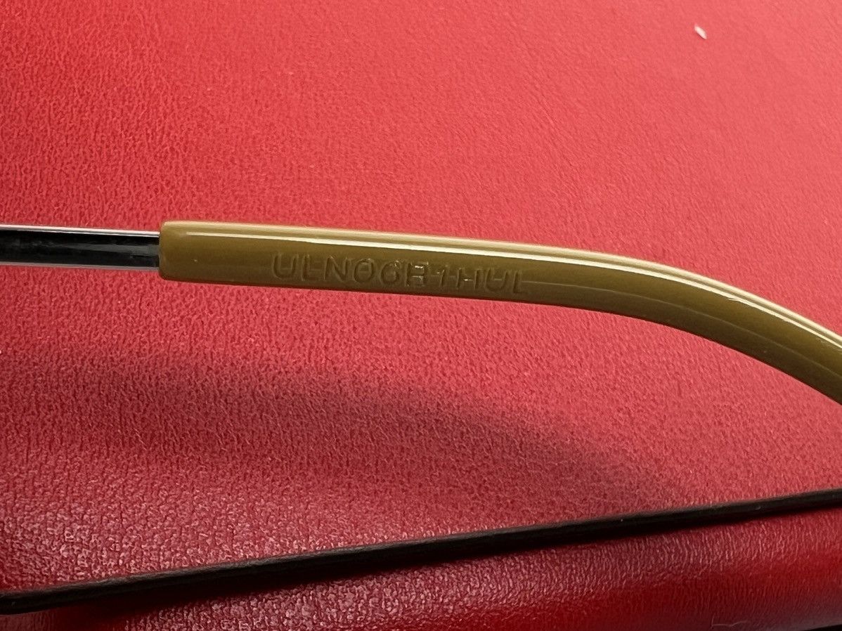 Fendi sunglasses glasses womens metallic yellow