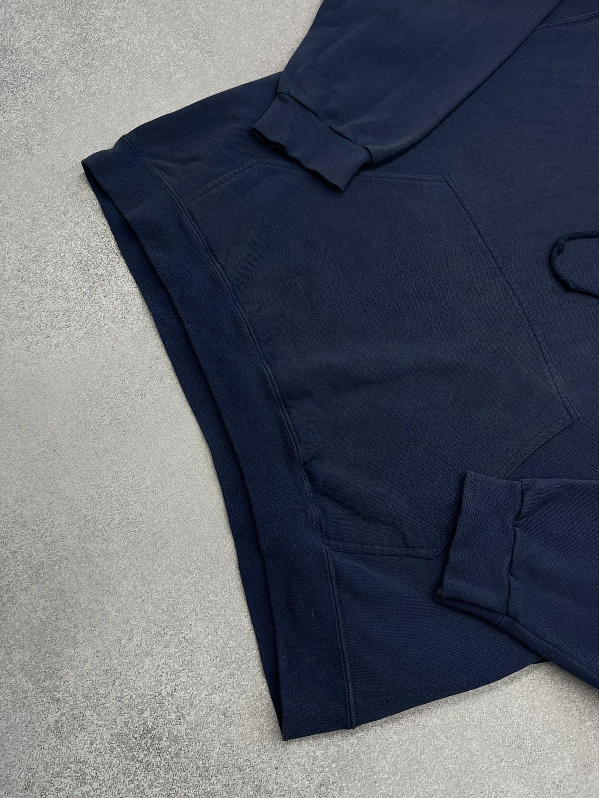 Nike × Vintage Vintage Nike Basic Hoodie Navy Little Logo Y2K size Xl Size US XL / EU 56 / 4 - 3 Thumbnail