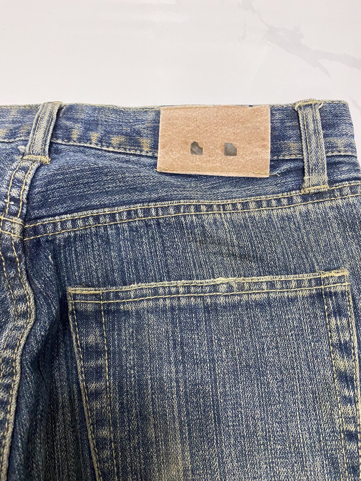 Hysteric Glamour SICK NYLAUS CREW DESIGN WORK RUSTY RIPPED JEANS Size US 30 / EU 46 - 9 Thumbnail