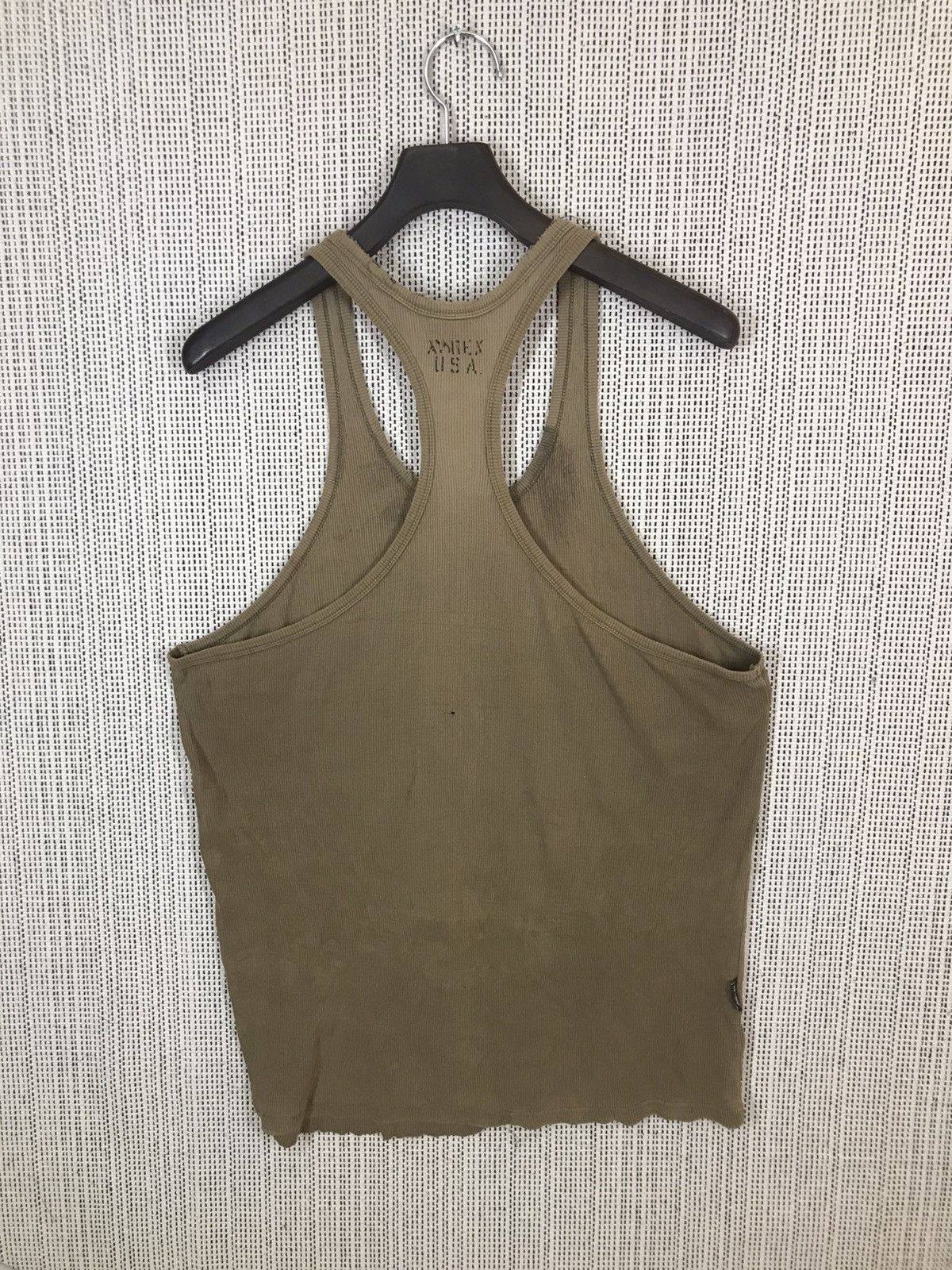 Avirex ‼️AVIREX ARMY TANKTOP DISTRESSED‼️ Size US L / EU 52-54 / 3 - 2 Thumbnail