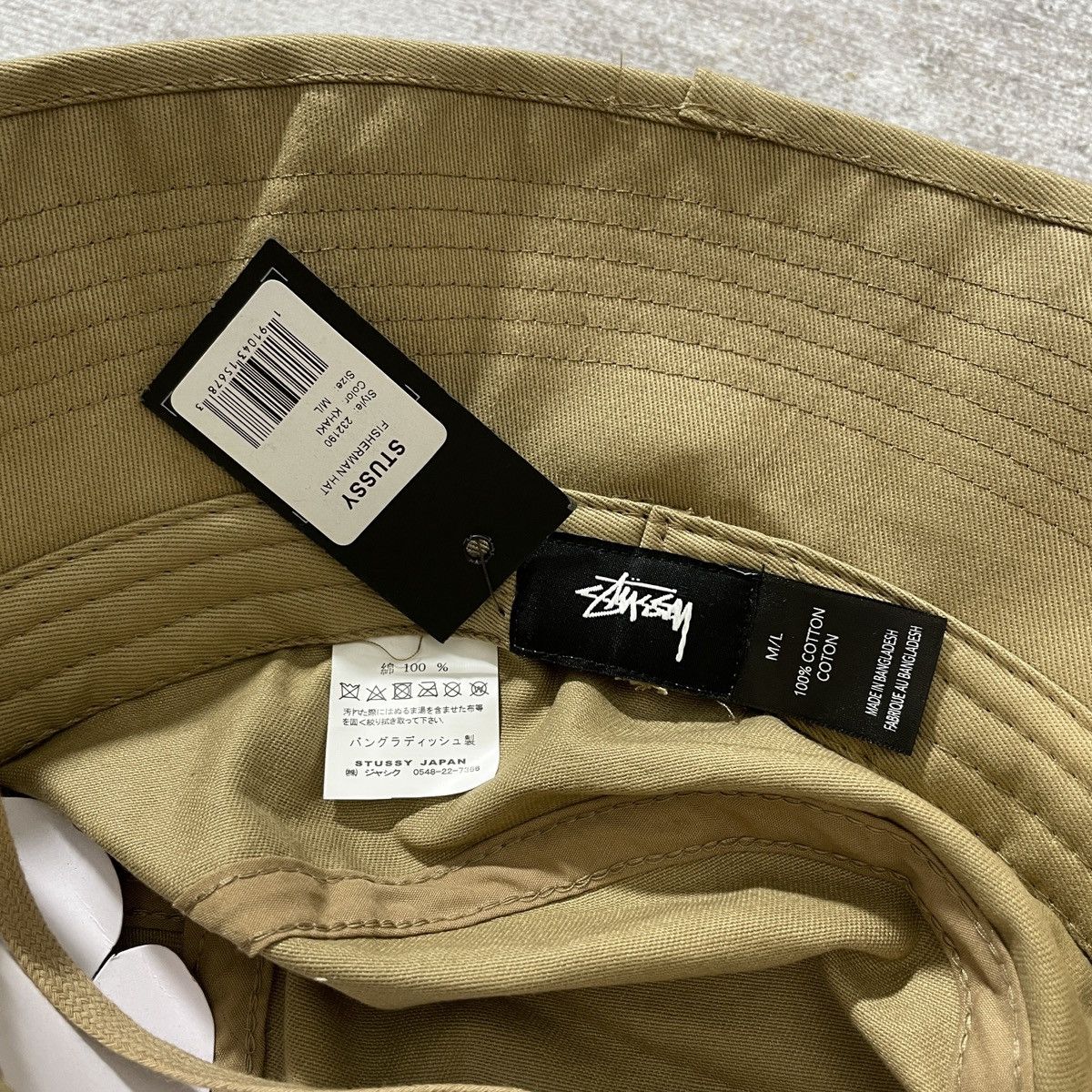 Stussy Stussy Bucket Hat " Fisherman " sz M/L Size ONE SIZE - 6 Thumbnail