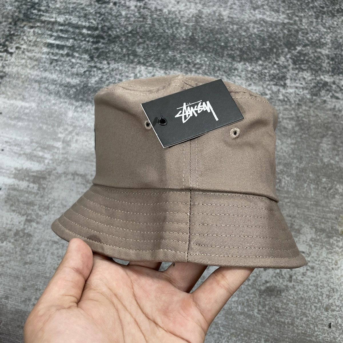 Other Stussy Basic Stock Bucket Hat Taupe Size ONE SIZE - 2 Thumbnail