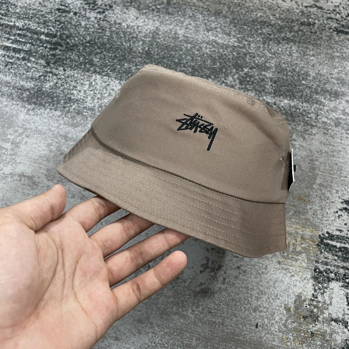 Other Stussy Basic Stock Bucket Hat Taupe Size ONE SIZE - 1 Thumbnail