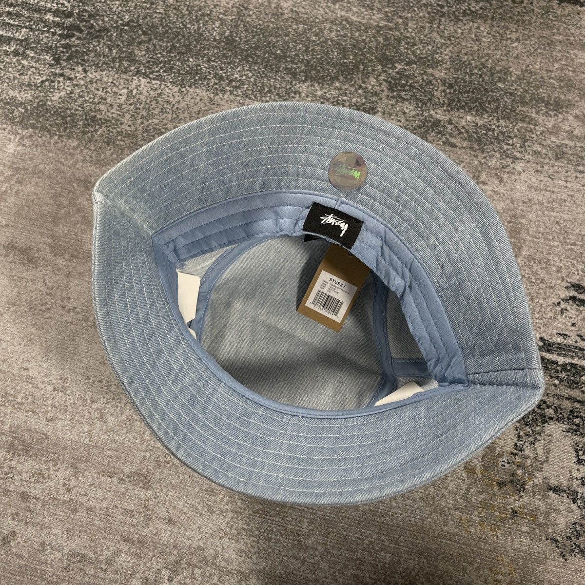 Stussy Stussy Bucket Hat " CONTRAST STITCH " Size ONE SIZE - 5 Thumbnail