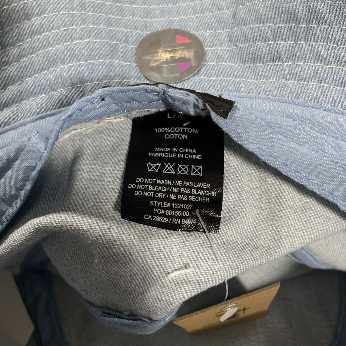 Stussy Stussy Bucket Hat " CONTRAST STITCH " Size ONE SIZE - 7 Thumbnail
