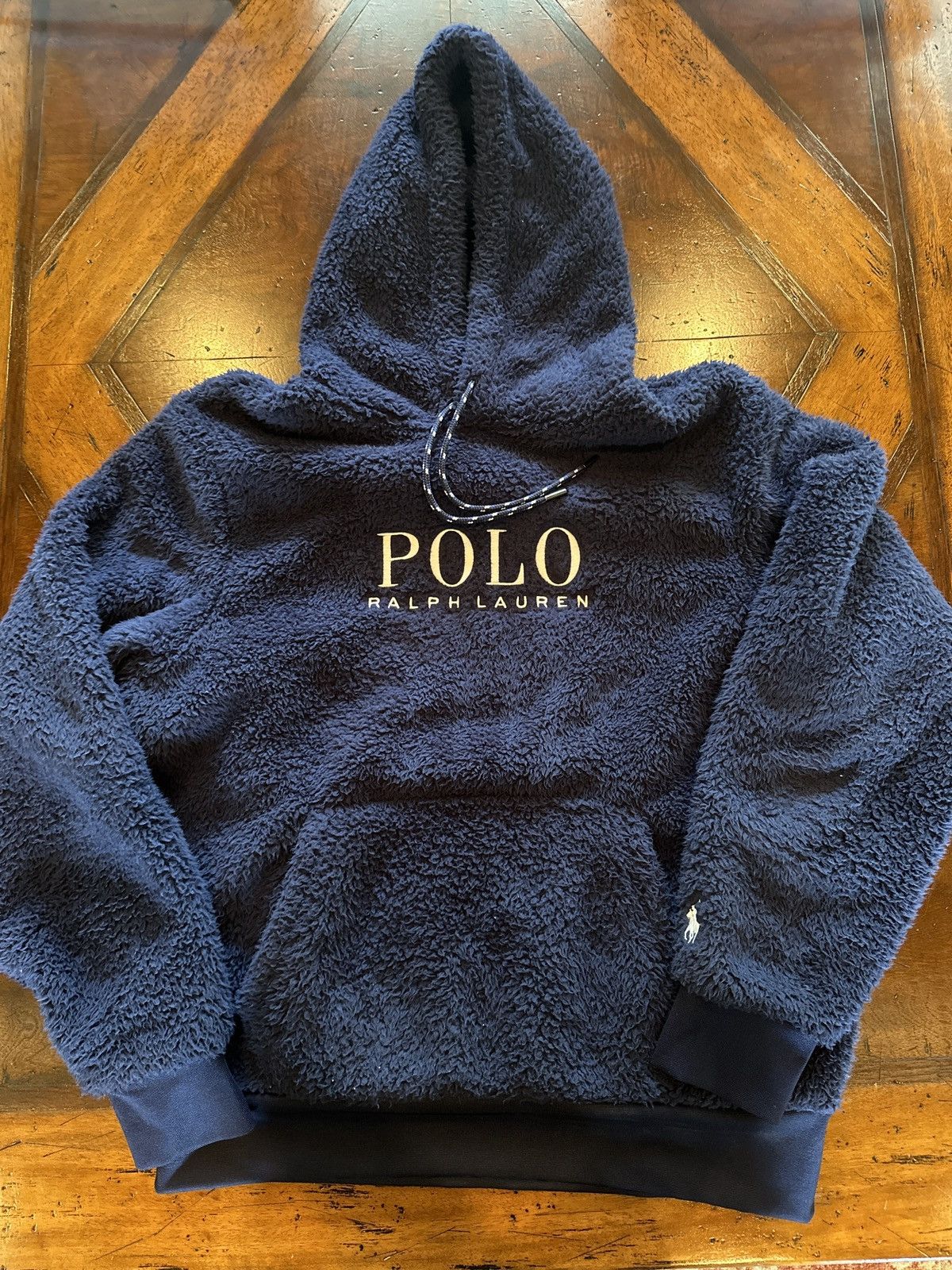 Polo Ralph Lauren Furry Polo Hoodie | Grailed