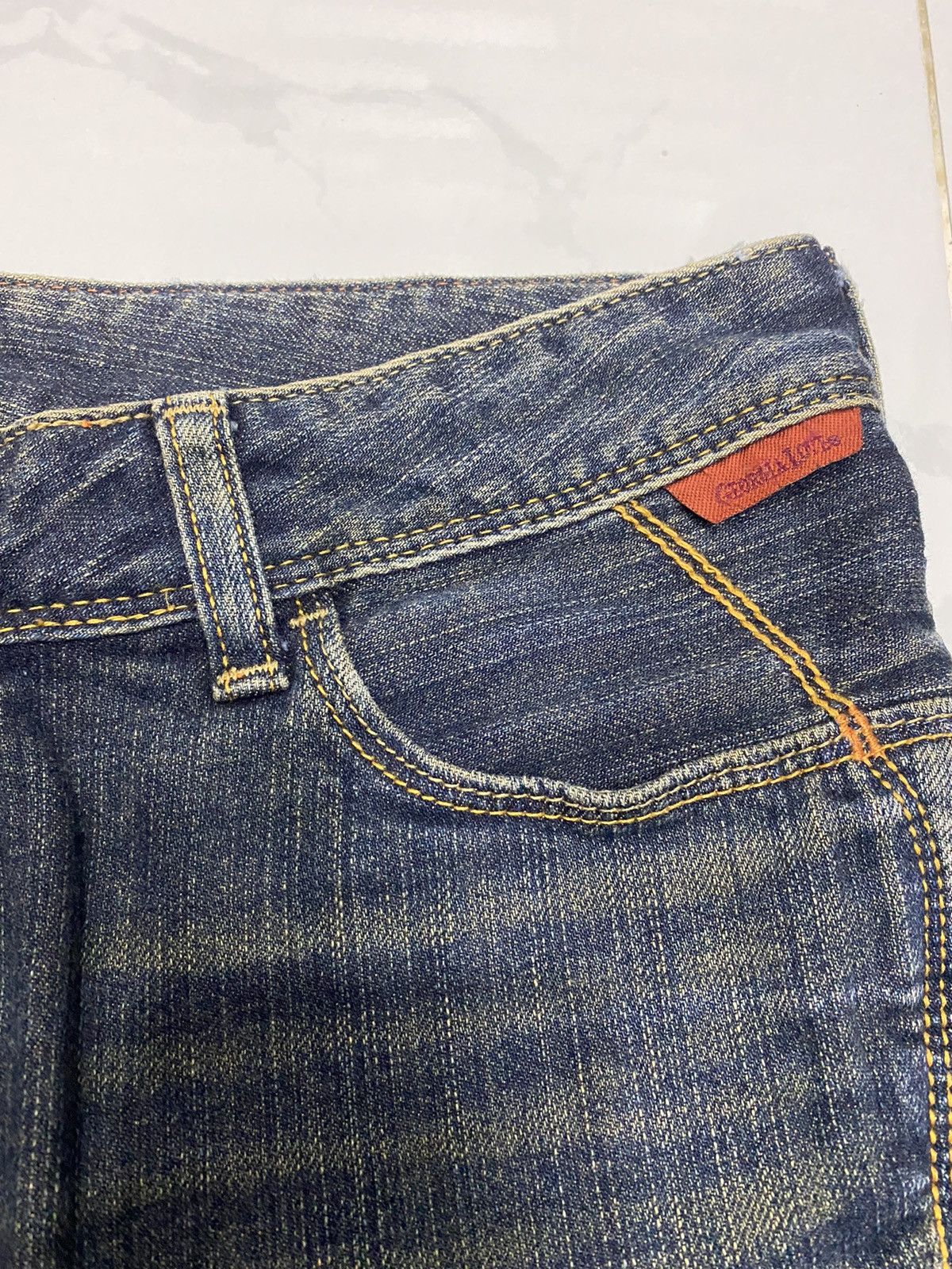 Hysteric Glamour JAPANESE AVANT GARDE STYLE DENIM FLARE JEANS GEORGIA LOVE Size US 31 - 8 Thumbnail