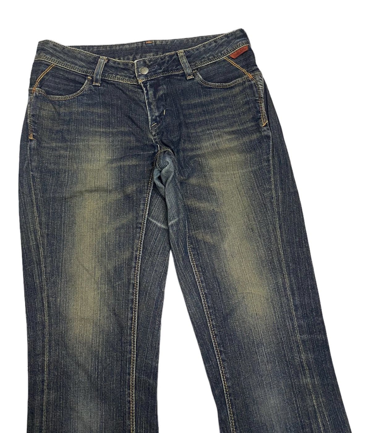 Hysteric Glamour JAPANESE AVANT GARDE STYLE DENIM FLARE JEANS GEORGIA LOVE Size US 31 - 5 Thumbnail