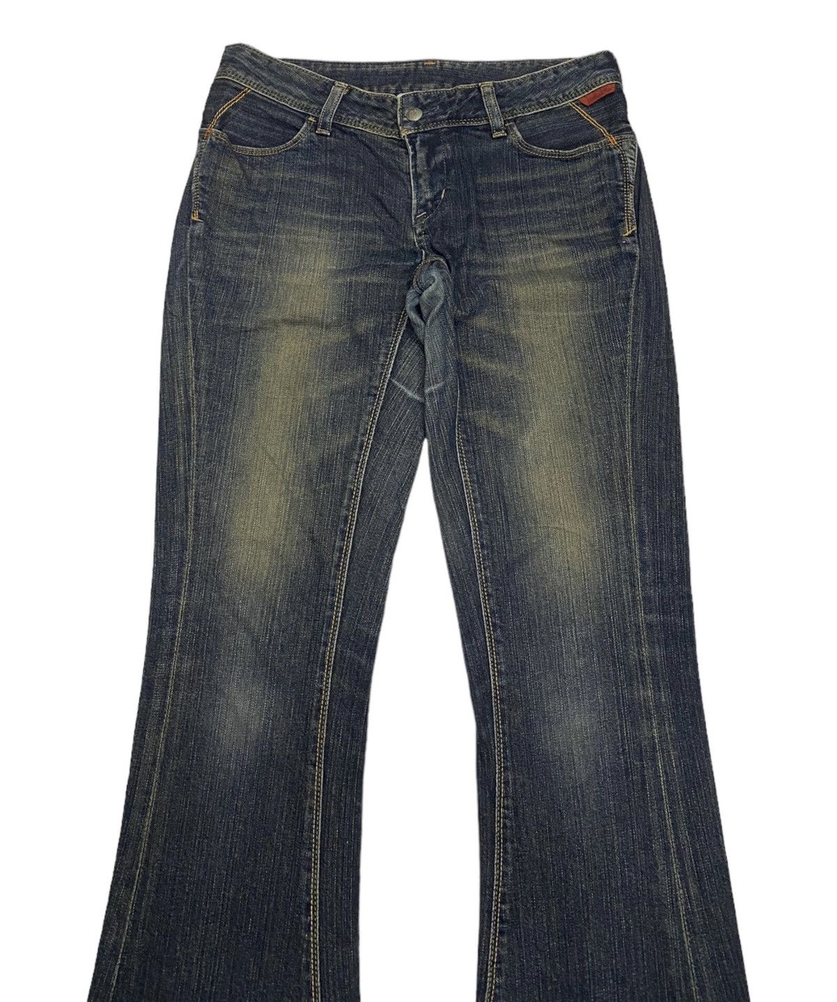 Hysteric Glamour JAPANESE AVANT GARDE STYLE DENIM FLARE JEANS GEORGIA LOVE Size US 31 - 3 Thumbnail