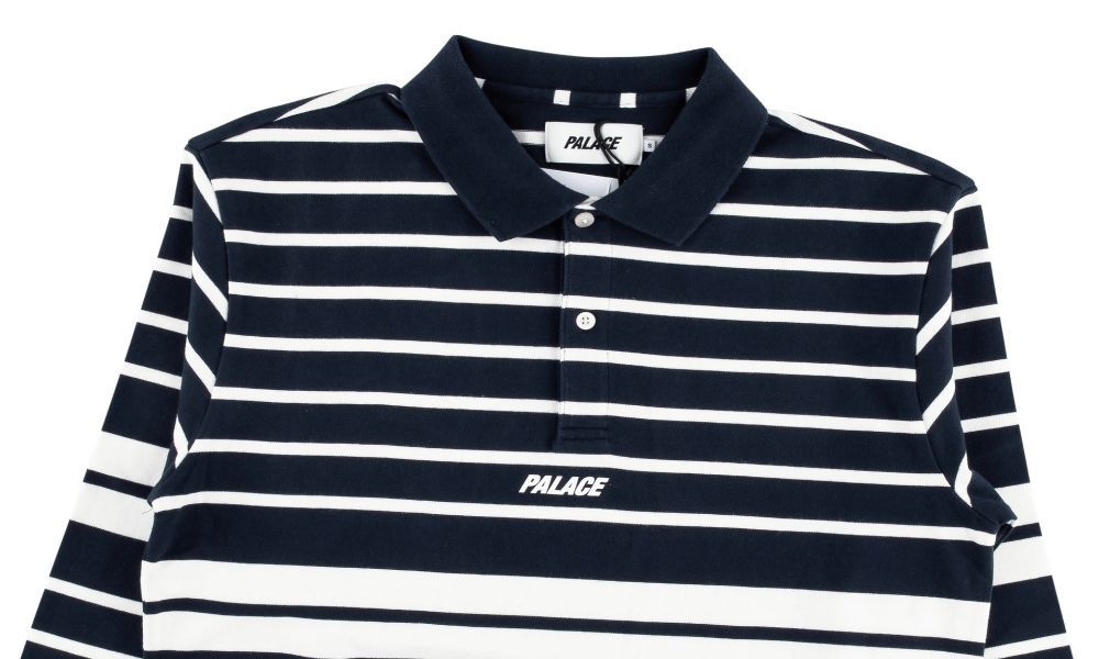 Palace PALACE Long Sleeve Popper Rugby Polo Grailed