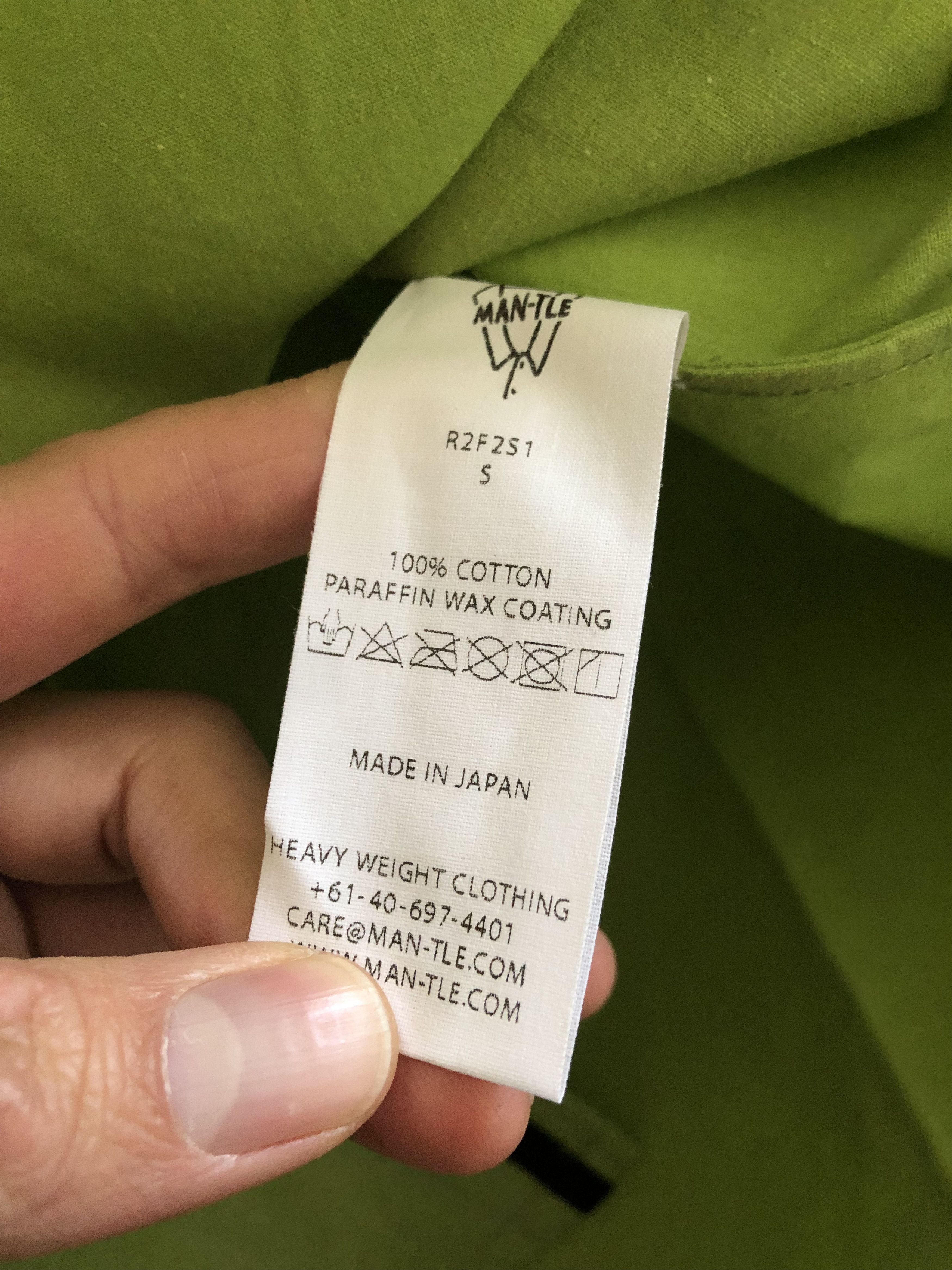 MAN-TLE R2S1 - Lime (Wax) Size US S / EU 44-46 / 1 - 9 Thumbnail
