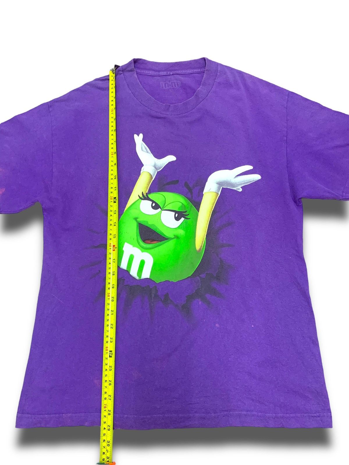 Vintage VINTAGE Y2K Green M&M’s Retro Tee Size US M / EU 48-50 / 2 - 8 Thumbnail