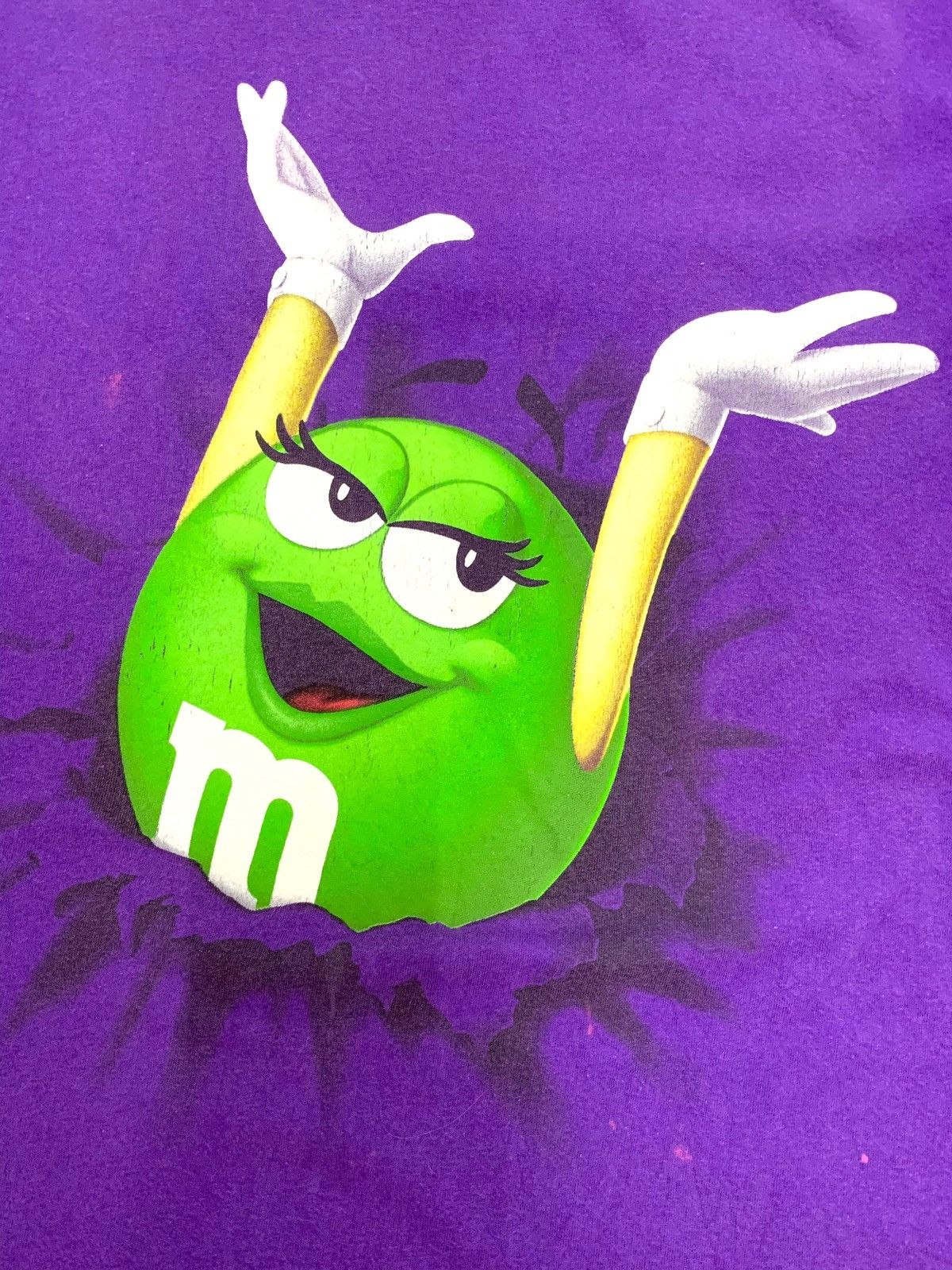 Vintage VINTAGE Y2K Green M&M’s Retro Tee Size US M / EU 48-50 / 2 - 6 Thumbnail