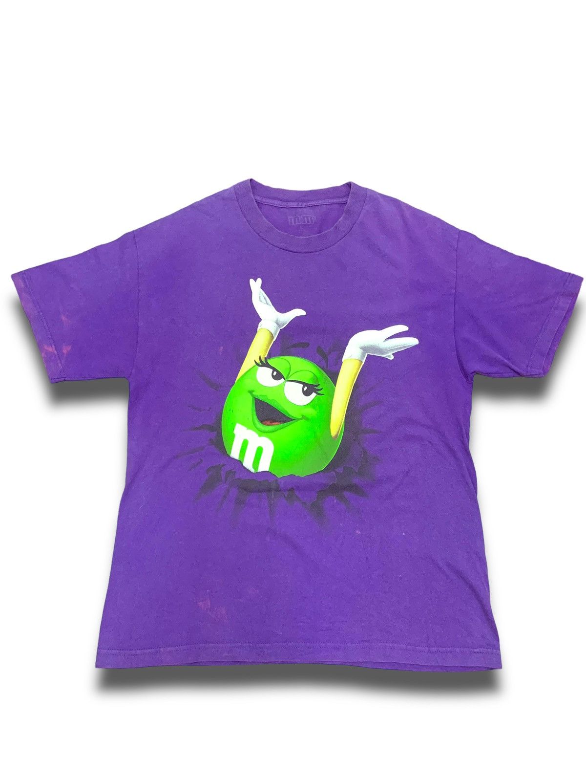 Vintage VINTAGE Y2K Green M&M’s Retro Tee Size US M / EU 48-50 / 2 - 1 Thumbnail