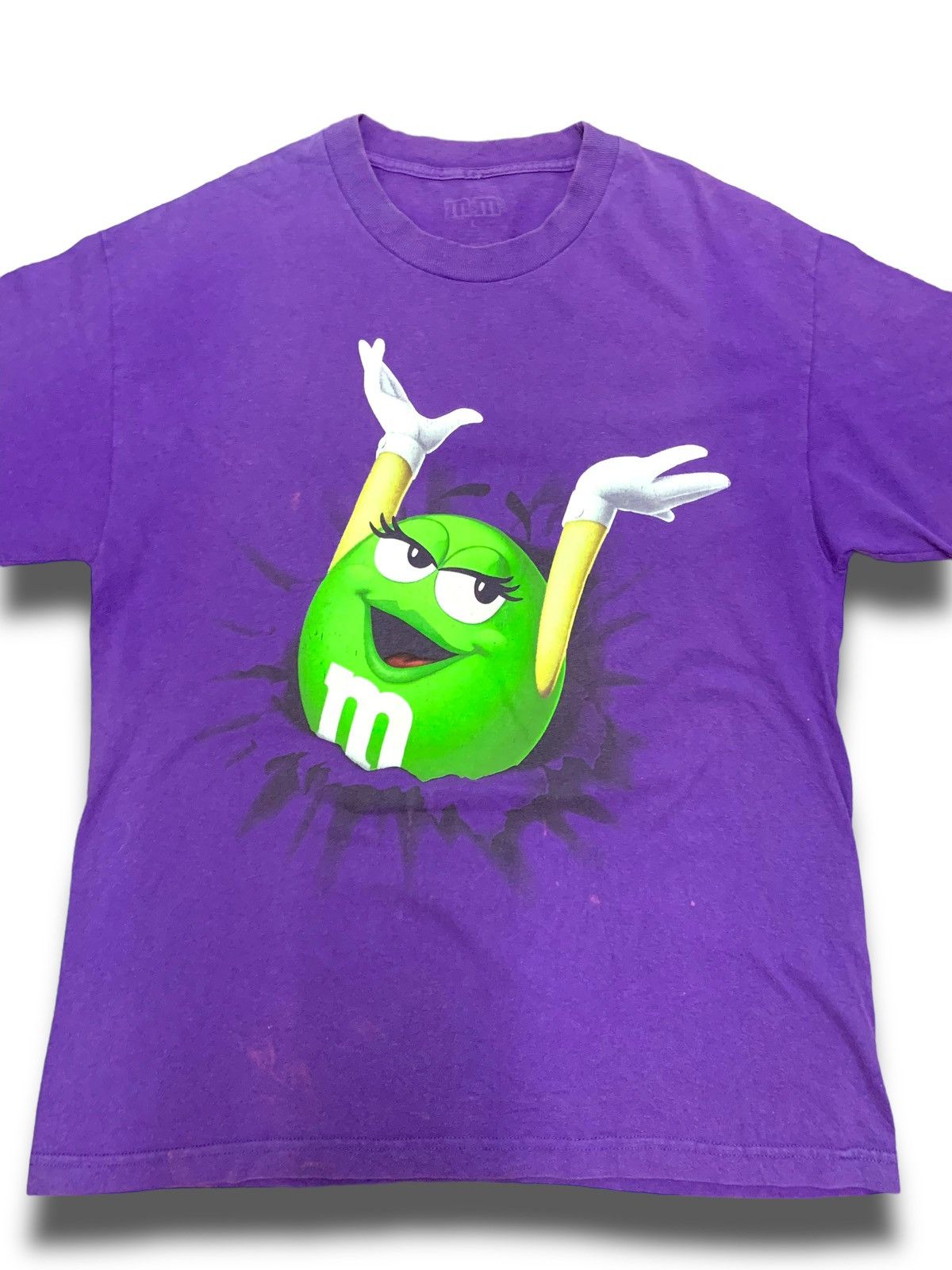 Vintage VINTAGE Y2K Green M&M’s Retro Tee Size US M / EU 48-50 / 2 - 2 Thumbnail