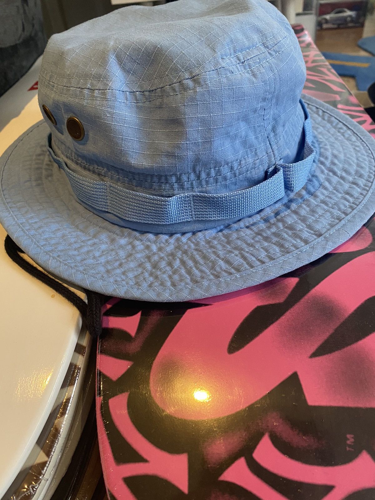 Supreme Supreme Reflective Patch Boonie Bright Blue Bucket Size ONE SIZE - 3 Thumbnail