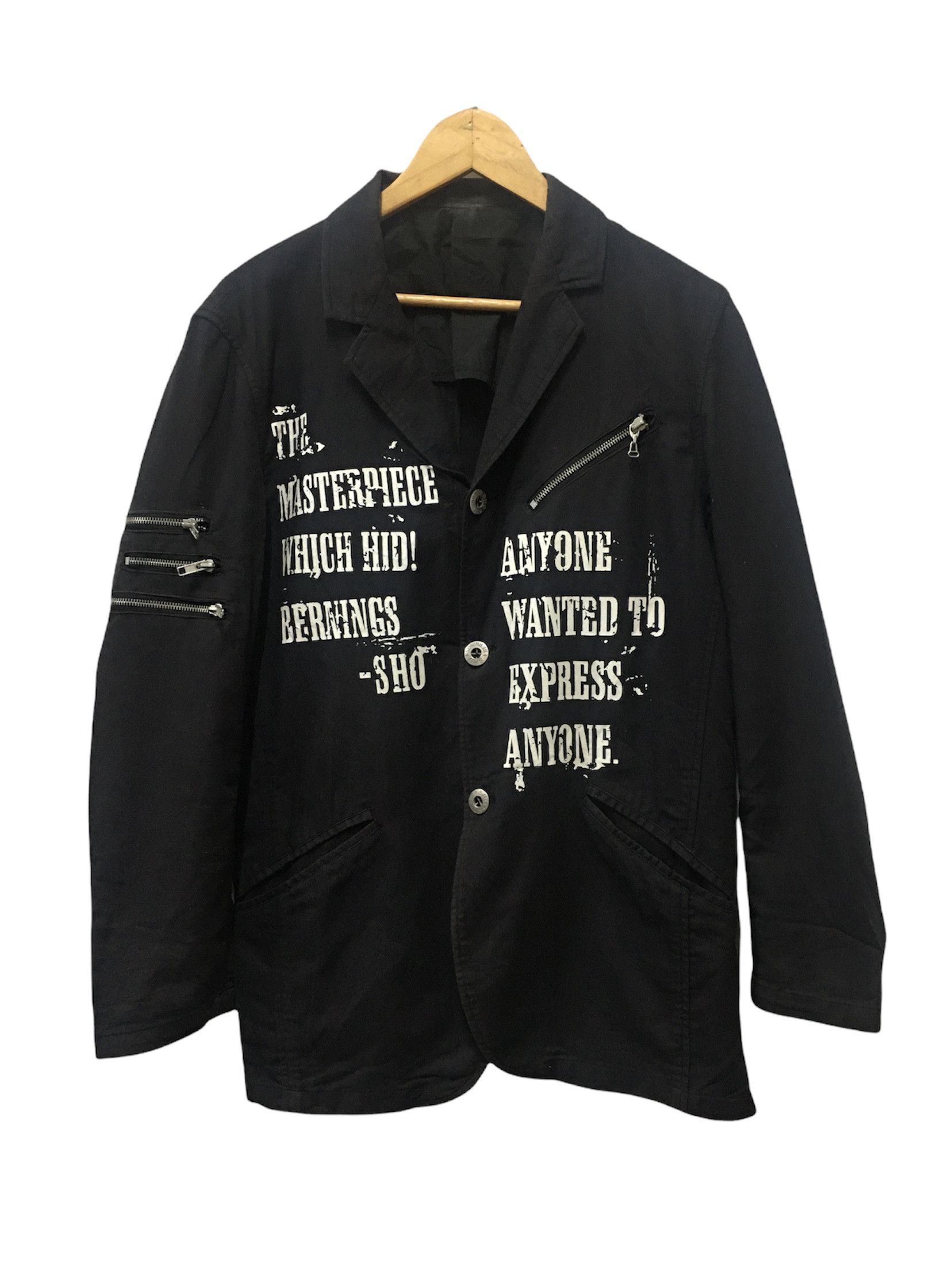bernings sho fur coating jacket グランジ y2k Japanese Brand Deadstock Berning Sho Furr Jacket | Grailed