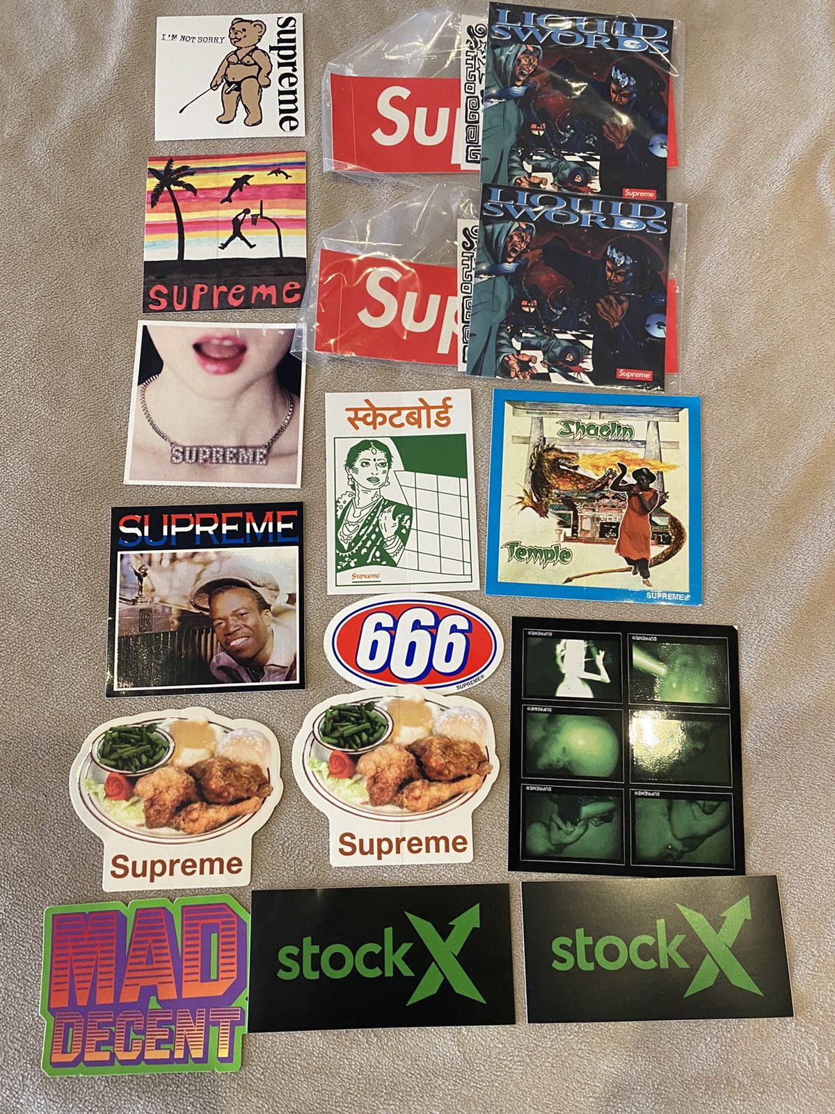 Supreme Supreme Sticker 16 Sticker Lot Size ONE SIZE - 5 Thumbnail