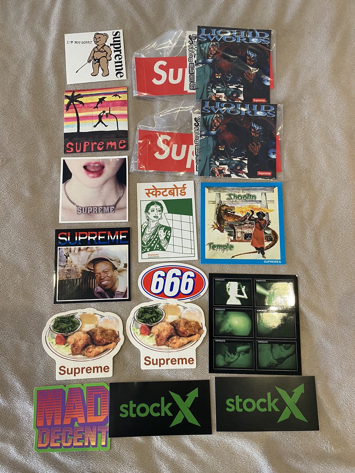 Supreme Supreme Sticker 16 Sticker Lot Size ONE SIZE - 1 Thumbnail
