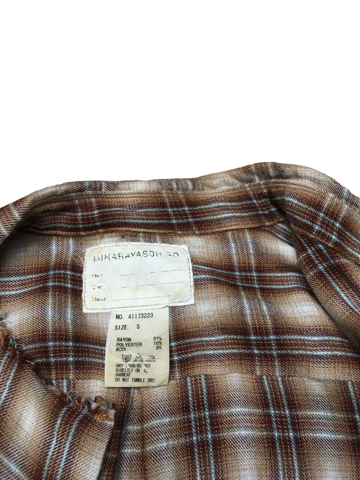 Maison MIHARA YASUHIRO Rare Vintage Japanese Brand Miharayasuhiro Punk Shirt 2000s Size US S / EU 44-46 / 1 - 7 Thumbnail