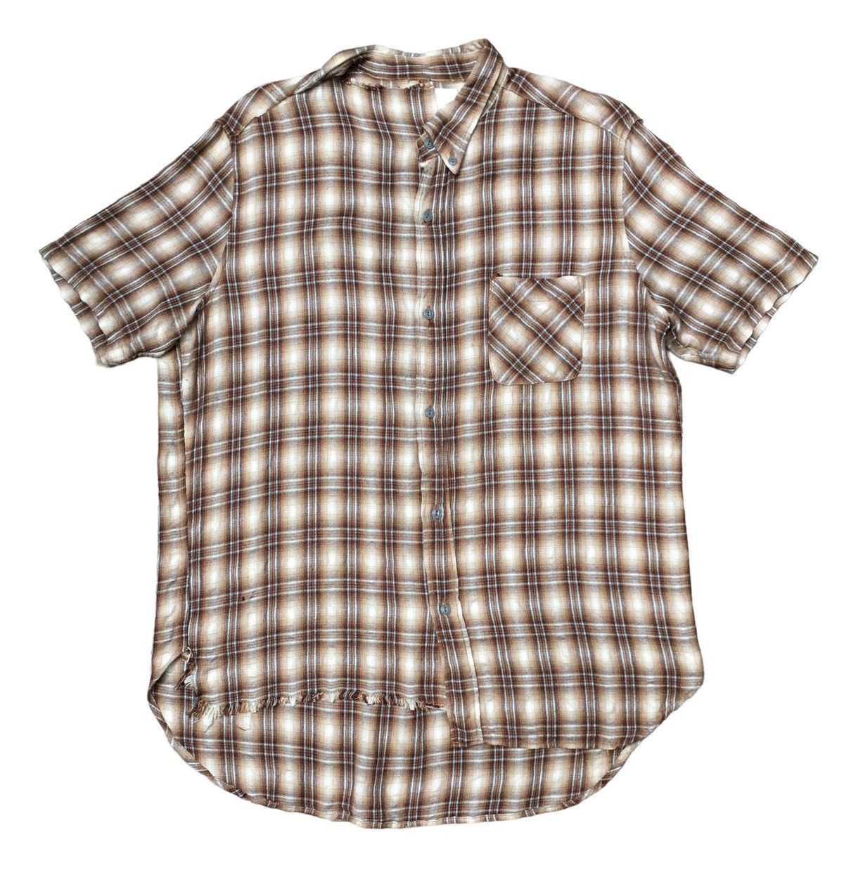 Maison MIHARA YASUHIRO Rare Vintage Japanese Brand Miharayasuhiro Punk Shirt 2000s Size US S / EU 44-46 / 1 - 1 Thumbnail
