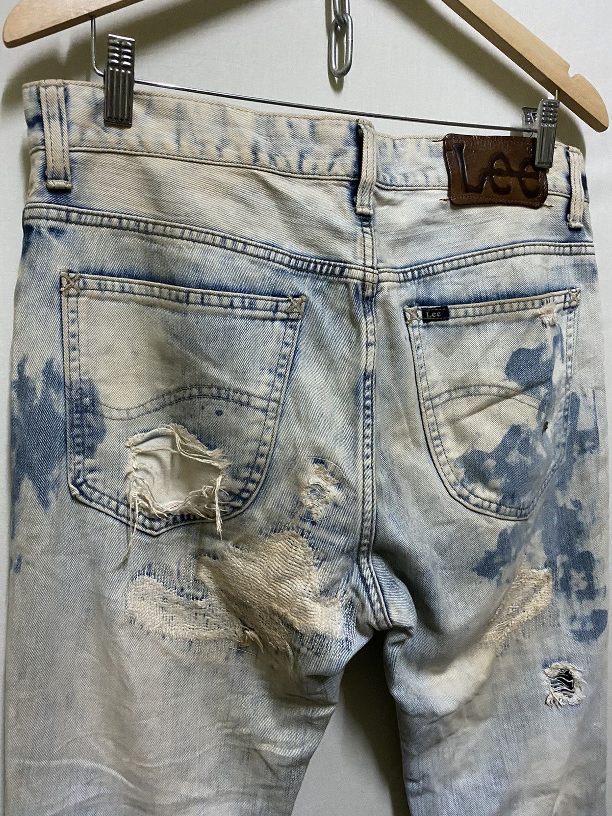 Lee Destroy Lee Thrashed Jeans Acid Wash Size US 34 / EU 50 - 8 Thumbnail