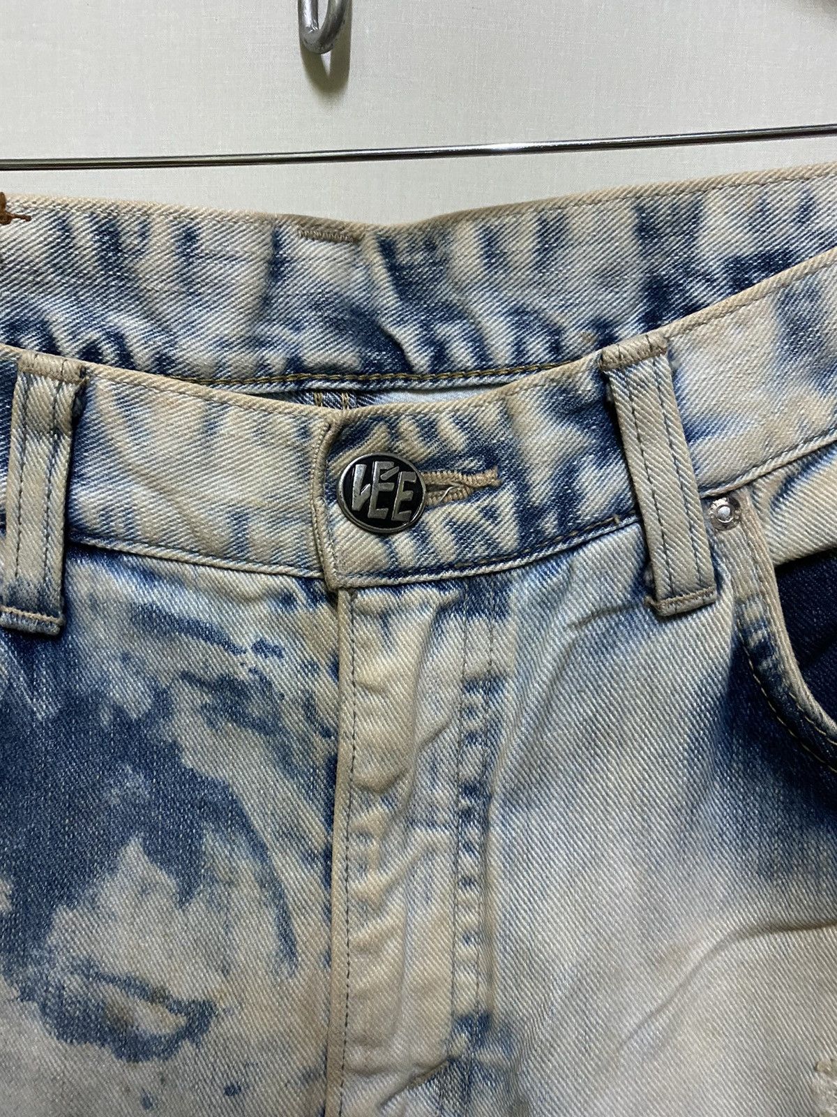 Lee Destroy Lee Thrashed Jeans Acid Wash Size US 34 / EU 50 - 6 Thumbnail