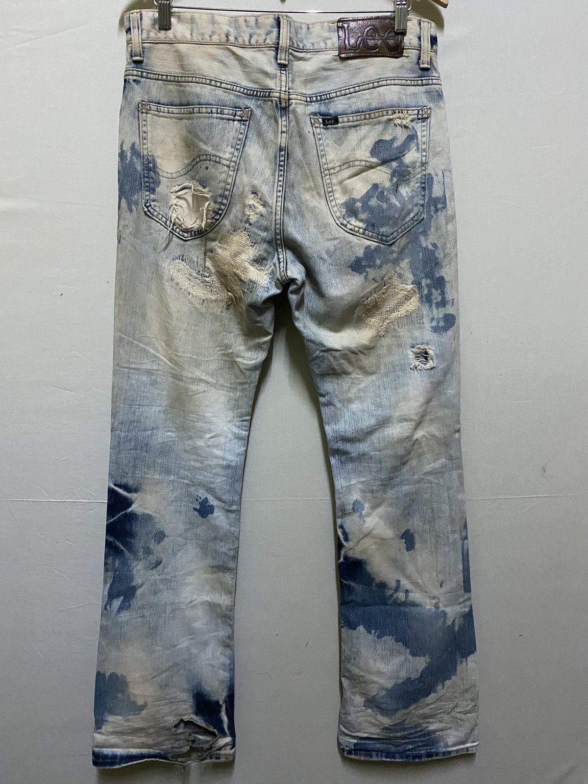 Lee Destroy Lee Thrashed Jeans Acid Wash Size US 34 / EU 50 - 7 Thumbnail