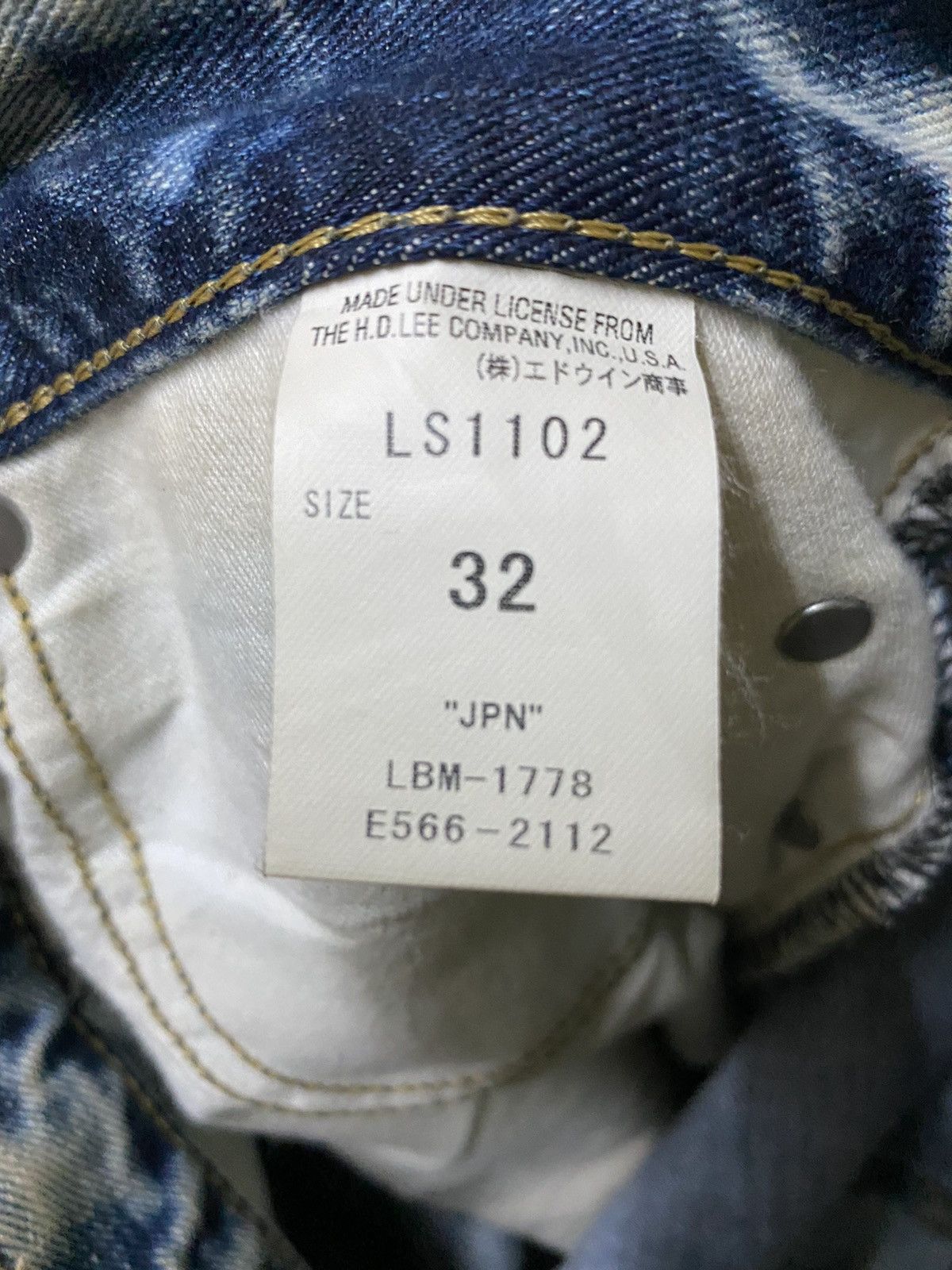 Lee Destroy Lee Thrashed Jeans Acid Wash Size US 34 / EU 50 - 11 Thumbnail