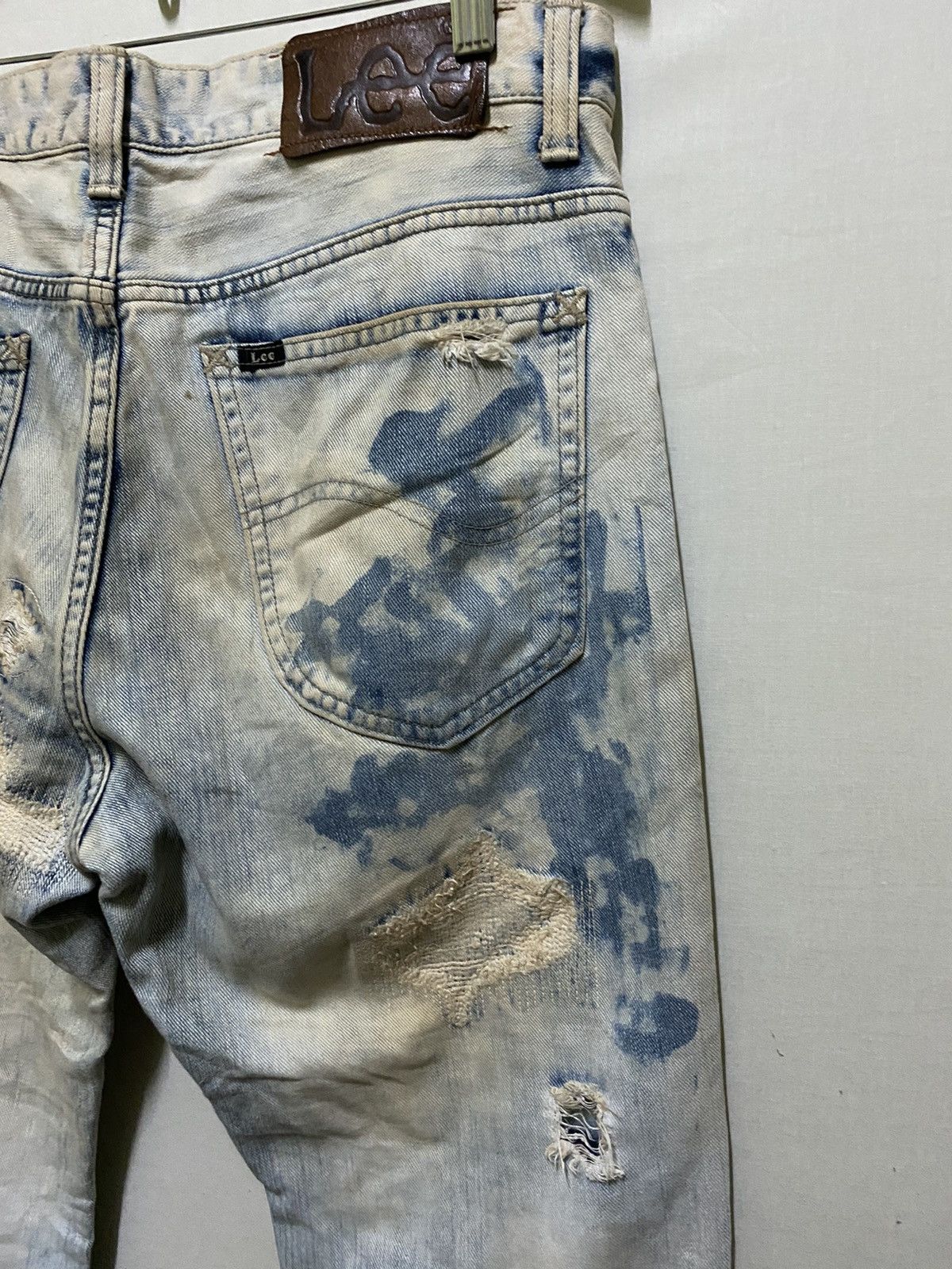 Lee Destroy Lee Thrashed Jeans Acid Wash Size US 34 / EU 50 - 10 Thumbnail