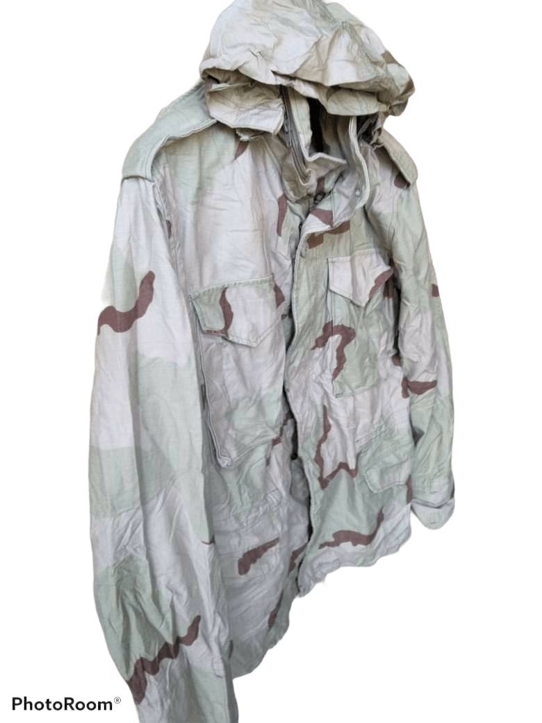 Vintage FIELD DESERT CAMOUFLAGE 3 COLOURS Size US S / EU 44-46 / 1 - 4 Thumbnail