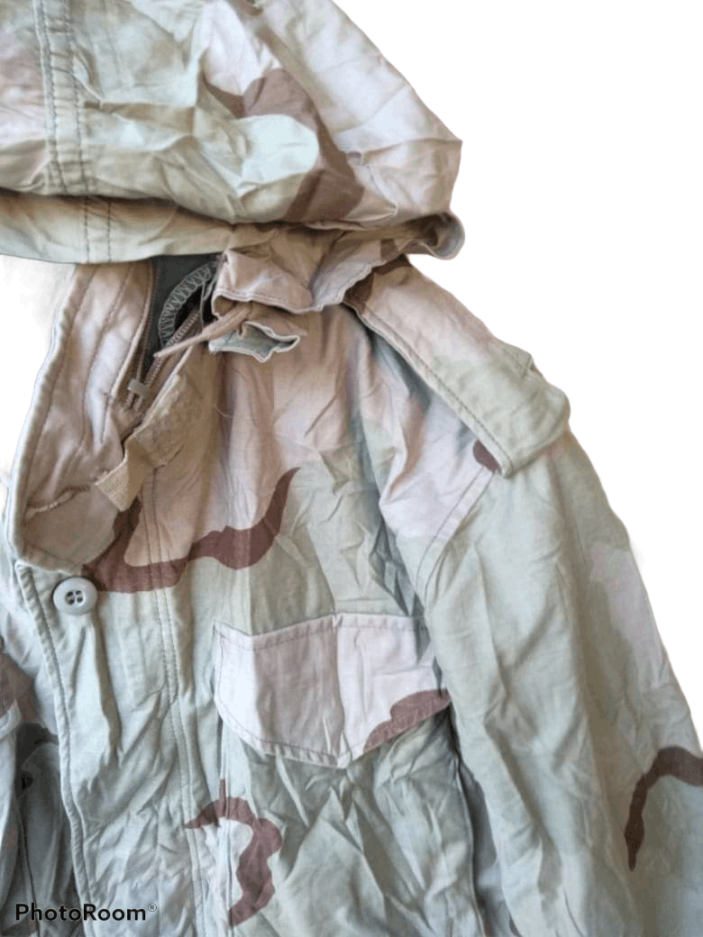 Vintage FIELD DESERT CAMOUFLAGE 3 COLOURS Size US S / EU 44-46 / 1 - 6 Thumbnail