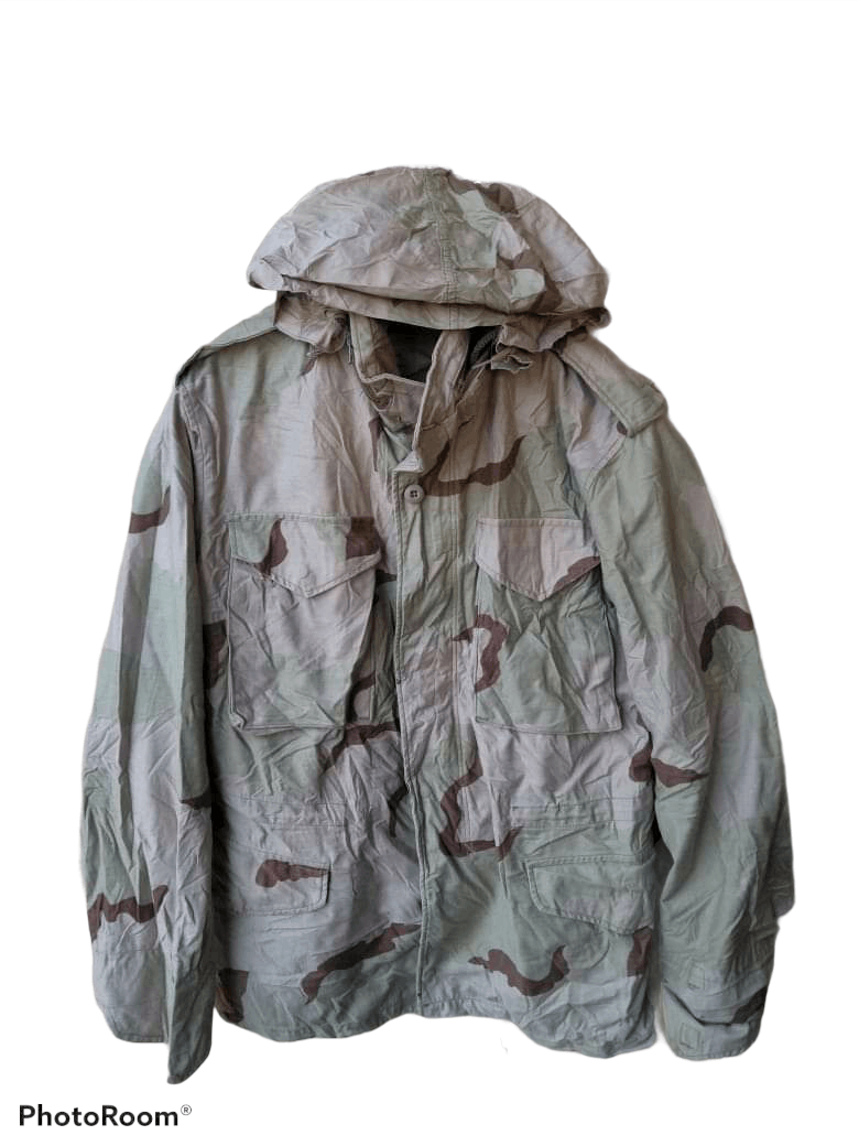 Vintage FIELD DESERT CAMOUFLAGE 3 COLOURS Size US S / EU 44-46 / 1 - 1 Thumbnail
