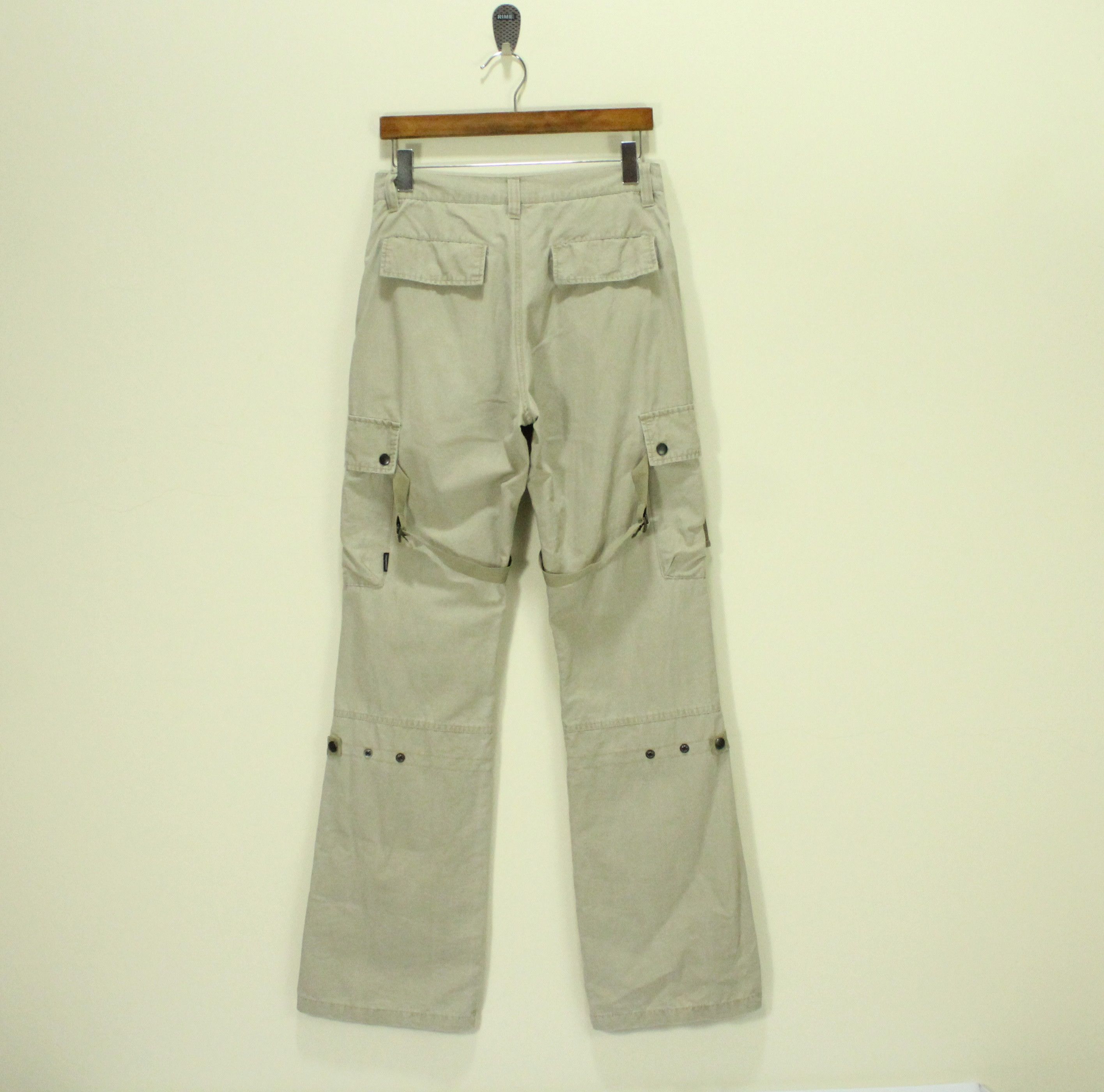 Vintage Bondage MOSSIMO Pants Cargos Parachute Bootcut Flared Size US 30 / EU 46 - 7 Thumbnail