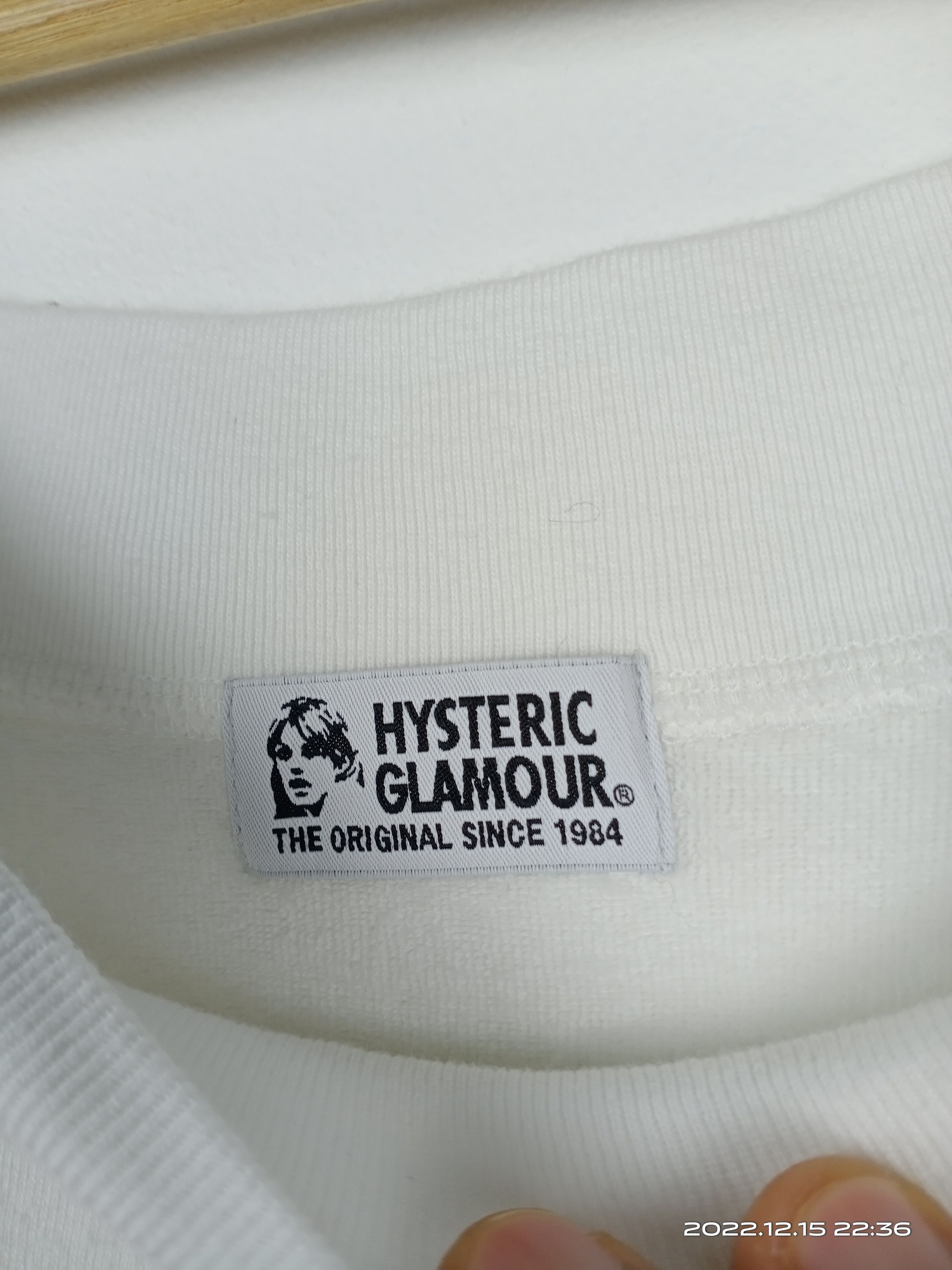 Hysteric Glamour 💥RARE💥Vintage Hysteric Glamour Crop Top Sweatshirt Size S / US 4 / IT 40 - 8 Thumbnail