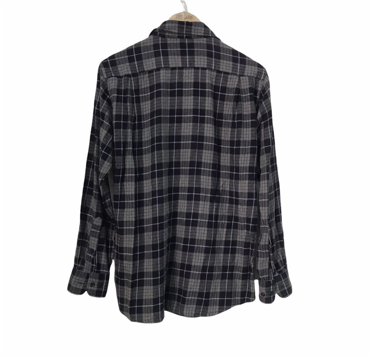 Flannel Nice❗️Uniqlo Flannel Button Up Shirt Grey Size US M / EU 48-50 / 2 - 2 Thumbnail