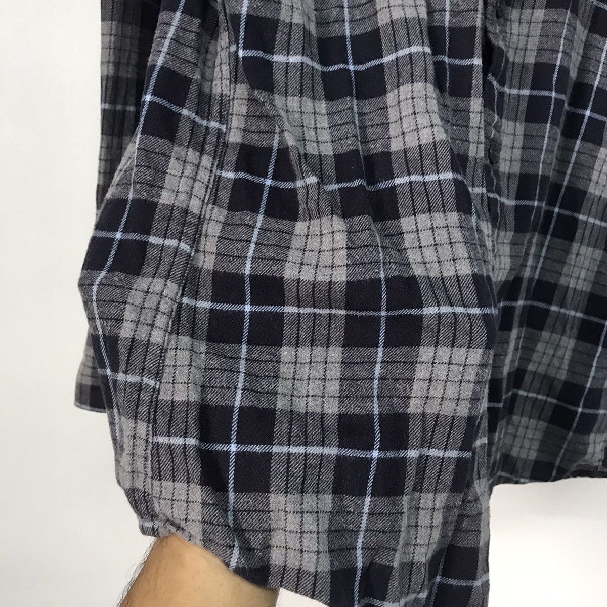 Flannel Nice❗️Uniqlo Flannel Button Up Shirt Grey Size US M / EU 48-50 / 2 - 7 Thumbnail