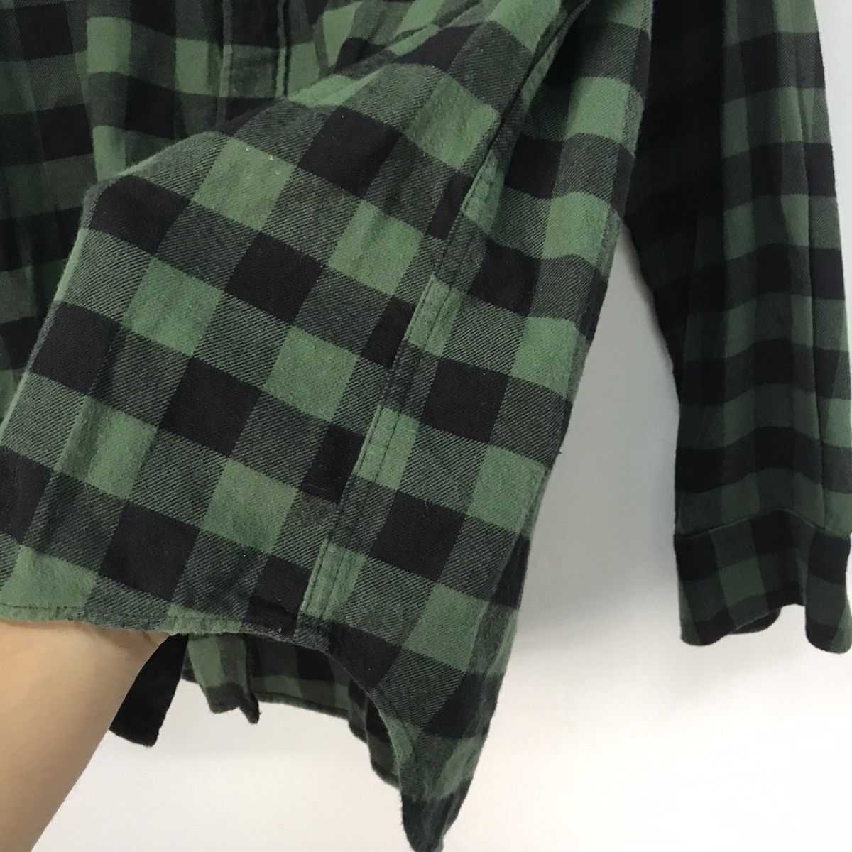 Flannel Nice❗️Uniqlo Flannel Button Up Shirt Green Size US L / EU 52-54 / 3 - 9 Thumbnail
