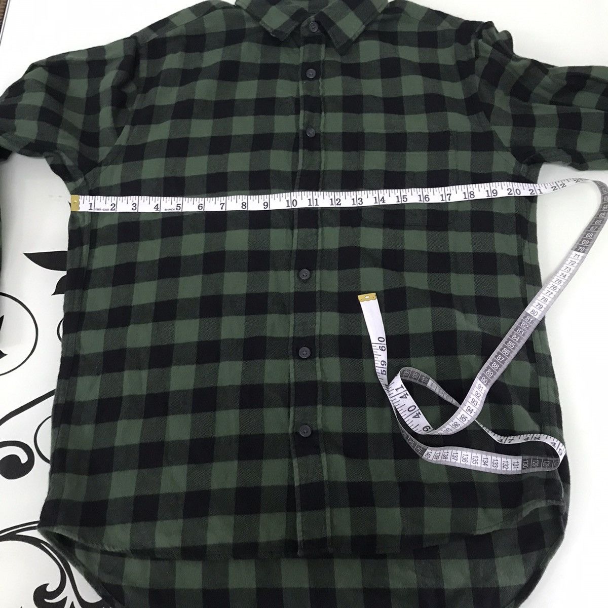 Flannel Nice❗️Uniqlo Flannel Button Up Shirt Green Size US L / EU 52-54 / 3 - 13 Thumbnail
