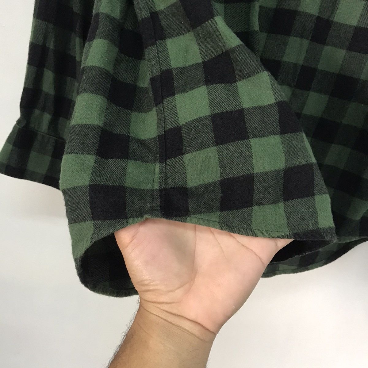 Flannel Nice❗️Uniqlo Flannel Button Up Shirt Green Size US L / EU 52-54 / 3 - 7 Thumbnail