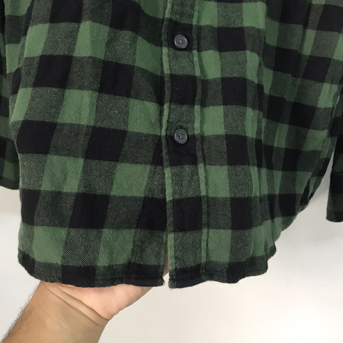 Flannel Nice❗️Uniqlo Flannel Button Up Shirt Green Size US L / EU 52-54 / 3 - 8 Thumbnail