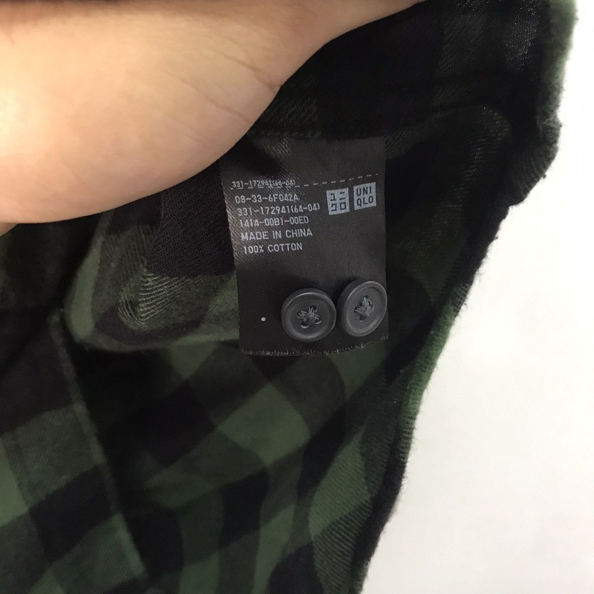 Flannel Nice❗️Uniqlo Flannel Button Up Shirt Green Size US L / EU 52-54 / 3 - 11 Thumbnail