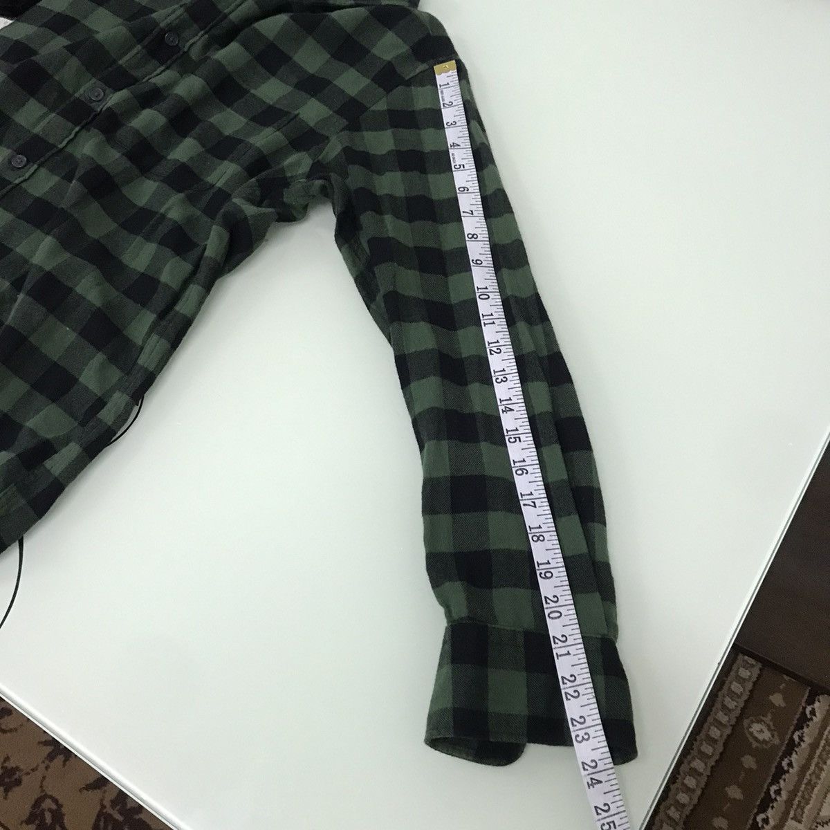 Flannel Nice❗️Uniqlo Flannel Button Up Shirt Green Size US L / EU 52-54 / 3 - 16 Thumbnail